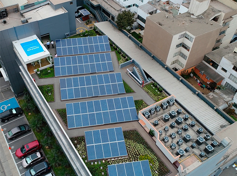 Energía solar, uso colectivo en consorcios de viviendas y parques industriales