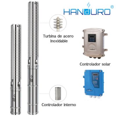 Bomba Sumergible Solar Handuro de Alto Rendimiento